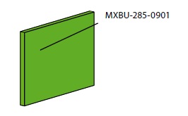 Ізоляція задньої частини TXN500 - MXBU-285-0901-RAL6018